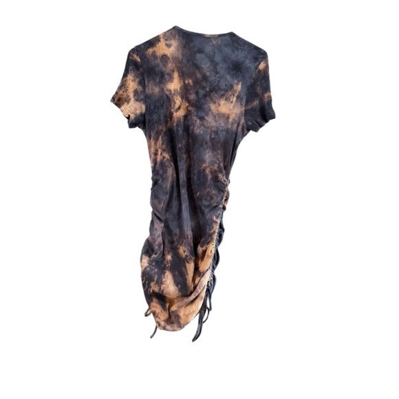 SHEIN Black and Tan Tie-Dye Mini Dress - Picture 9 of 11